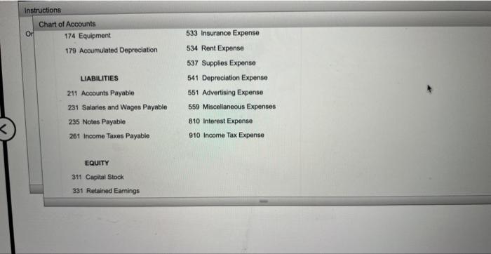 , 201A Required: Prepare the poumat entries an Eirmer's books to acoount