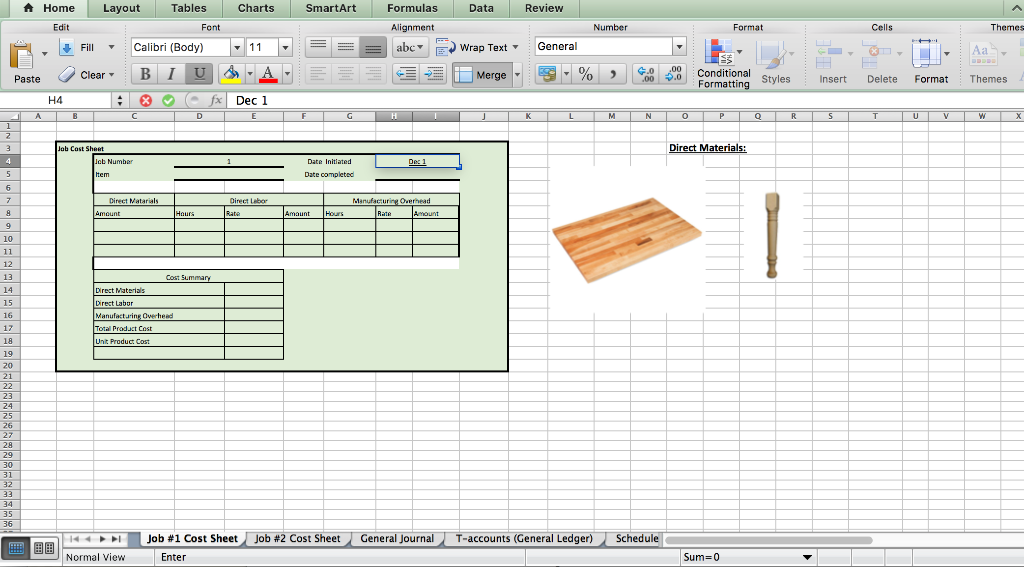 will design and build the tables. This is a no nail, no