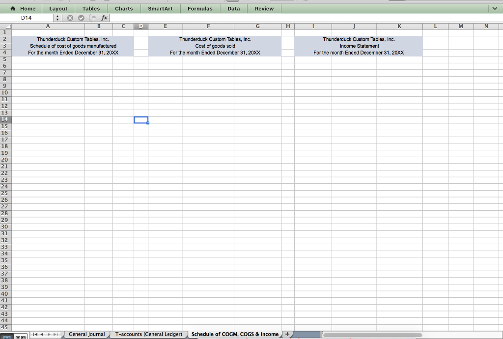 direct materials that can be used to manufacture the table are as