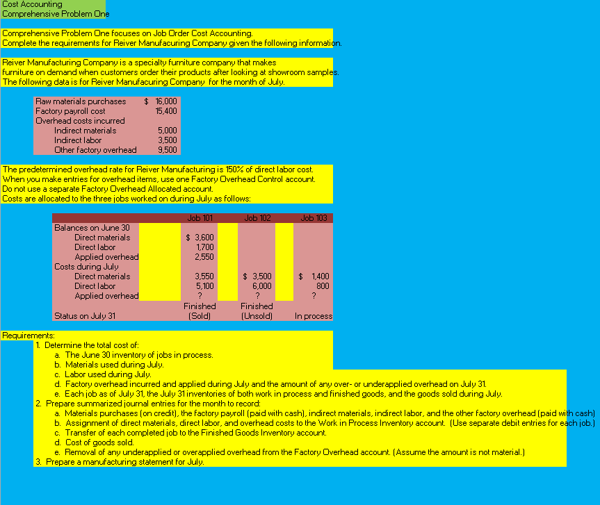 Please help me with my comprehensive problem so I can pass my