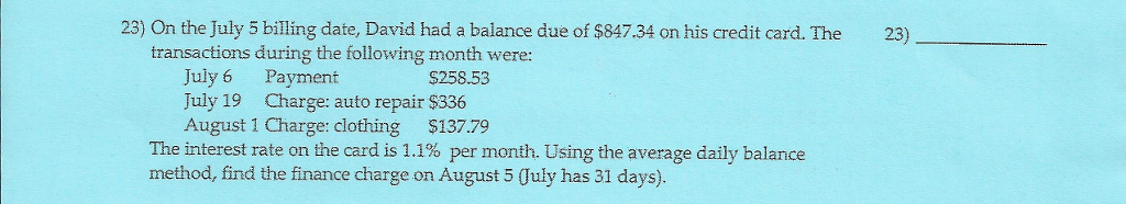 I just need an explanation with the answer on number 23. Thanks