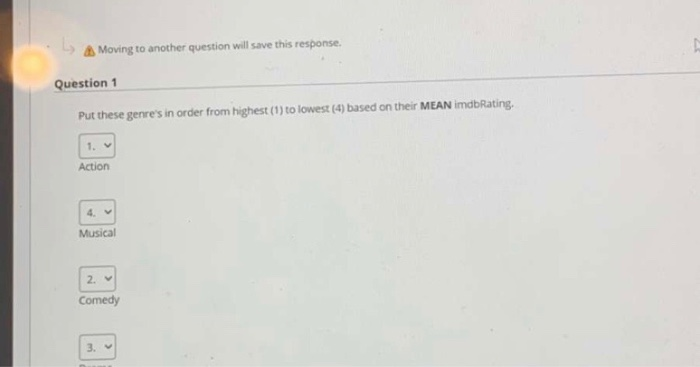 SPSS. You should also have a pencil and paper with you so
