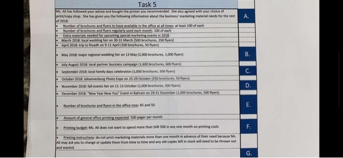 March 2018: local wedding fair on 30-31 March (500 brochures, 250 flyers)