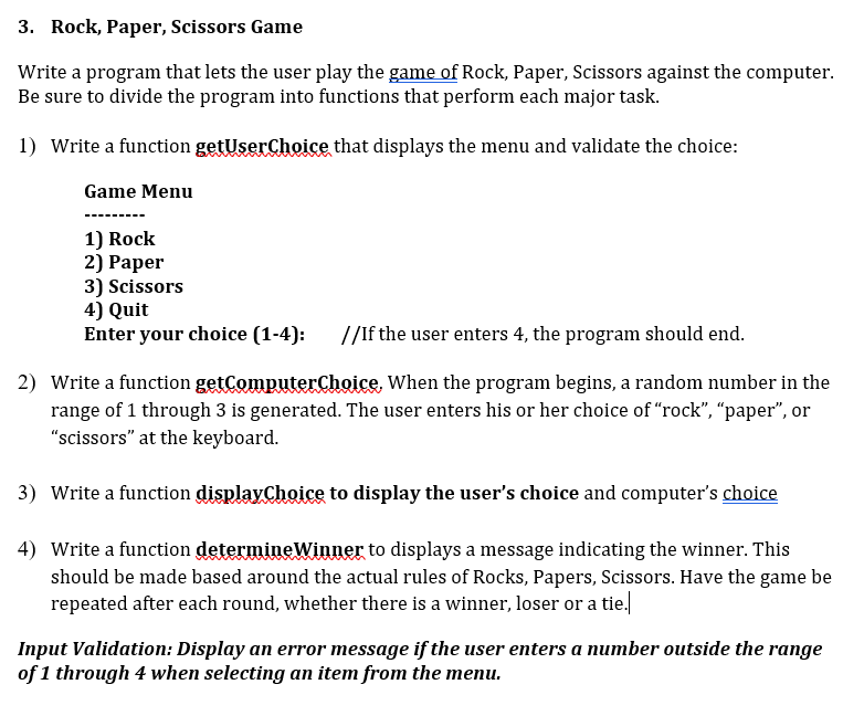C++: This is a program that needs to play rocks papers scissors