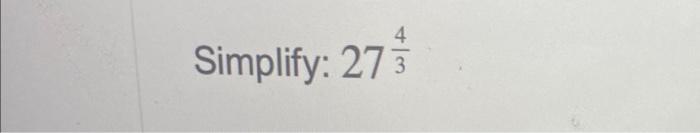  Simplify: 2734