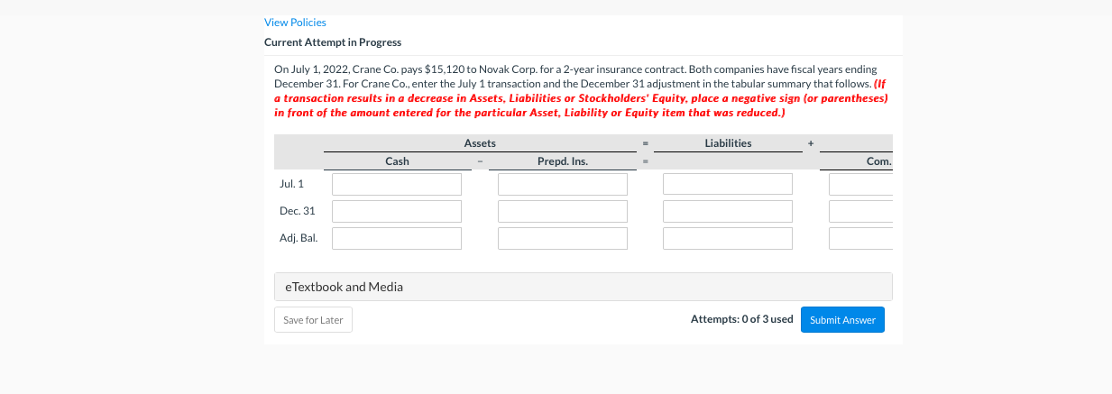 View Policies Current Attempt in Progress On July 1, 2022, Crane
