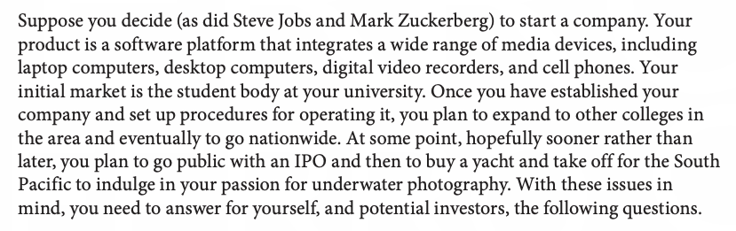 a. What is an agency relationship? When you first begin operations,