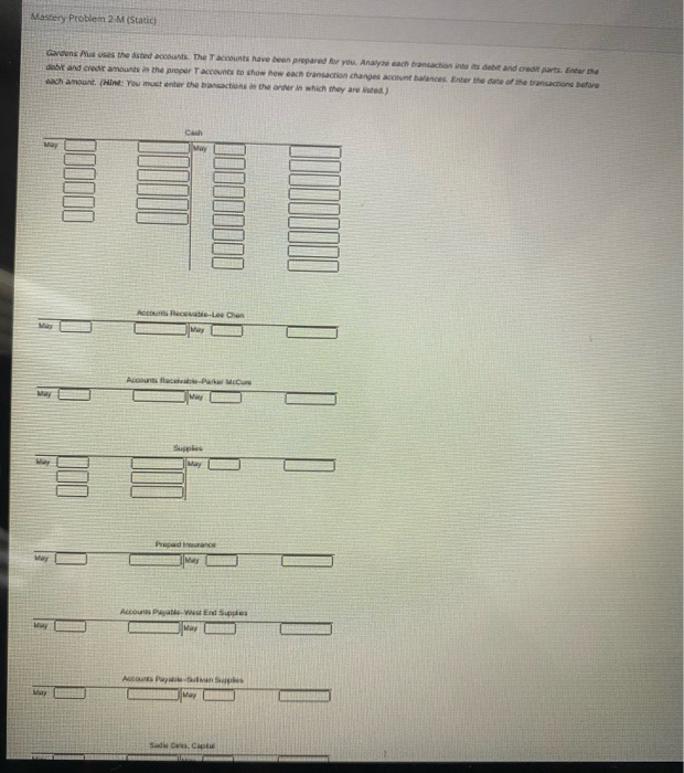 cash for supplies, $400.00 Received cash from sales, 5950.00 Paid cash for