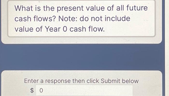 costs $3,500,000 up front. Required return =9.7% What is the present value