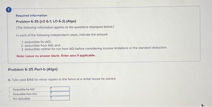 6-2) (Algo) [The following information applies to the questions displayed below] In