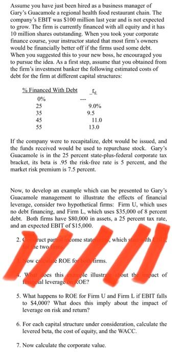 please help with #s 5,6, & 7. please use Excel and show