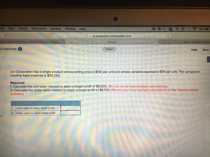  dit View History Bookmarks Develop Window Help newcon 5 Exercises 6