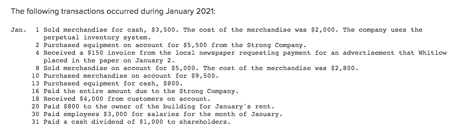 cycle through unadjusted trial balance [LO2-3, 2-4] [The following information applies to