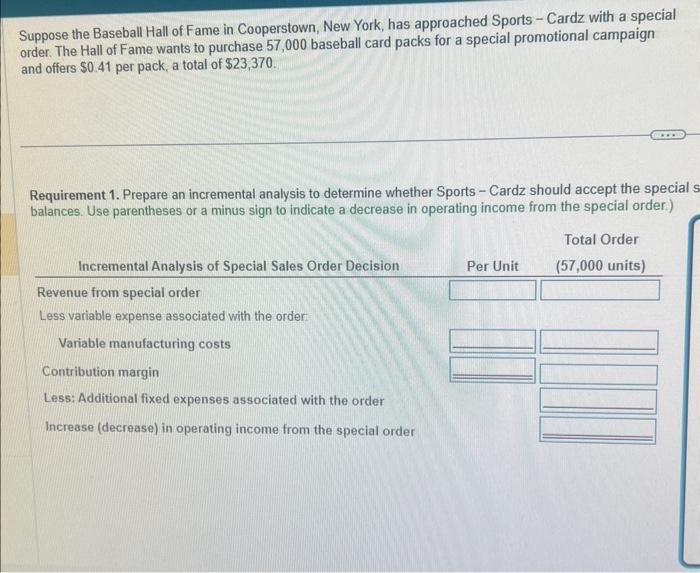  Note- please read requirements for additional info! Thank you Suppose the