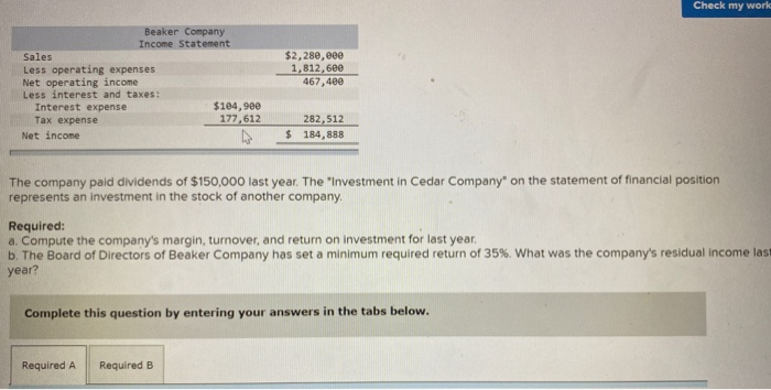 Company Statements of Financial Position Beginning Balance Ending Balance Assets: Cash Accounts