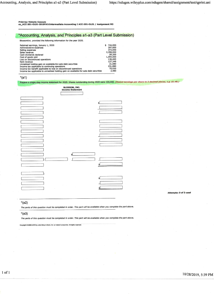 I am having a difficult time trying to solve this problem. Can