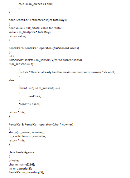 GetType): float GetExtraCost( int GetGps(): int GetCam int GetLid: int GetRad; //primary