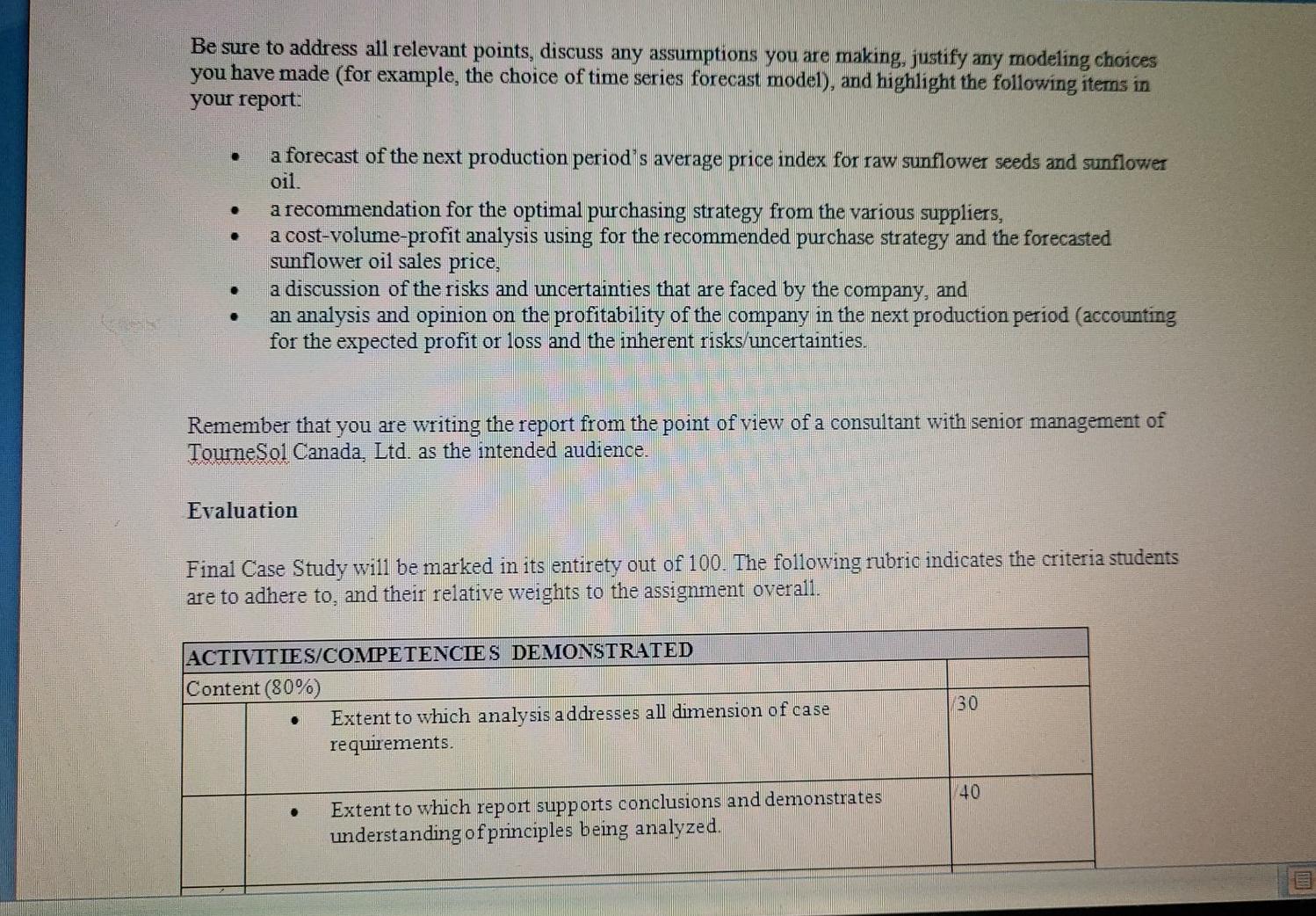 in the wholesale market. The company is looking for you to make