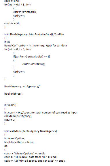 void Carsensor SensCpylconst Carsensor CarSensor newsensor initsensor strcpy(m_type, newsensor.m type) m_extracost newsensor.m_extracost;