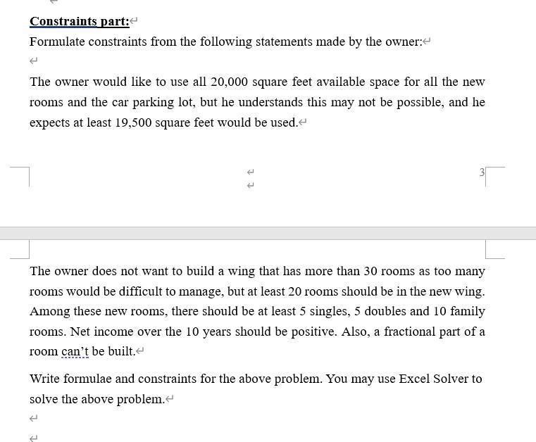 hotel's occupancy is high, and hopefully additional rooms would increase restaurant patrons.