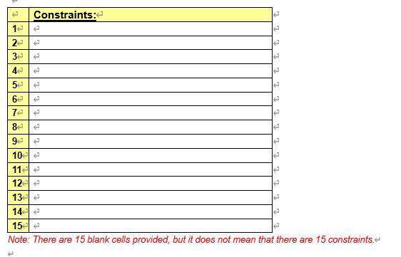to be built. The owner wants to make as much net income