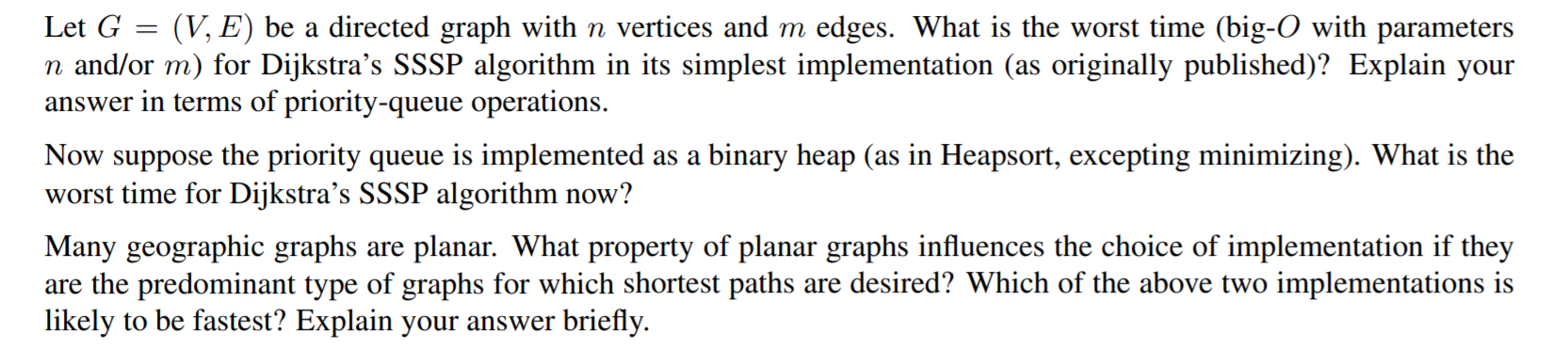  Let G = (V, E) be a directed graph with n