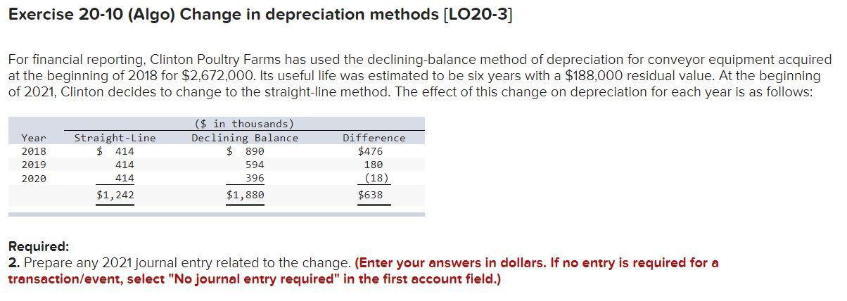  Please show all steps involved in solving the problem. Thank you!