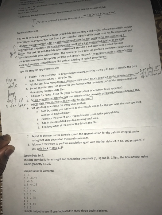 -0.5 1.5 -0.25 2 0 C++ programming assignment x y 0.5 -1