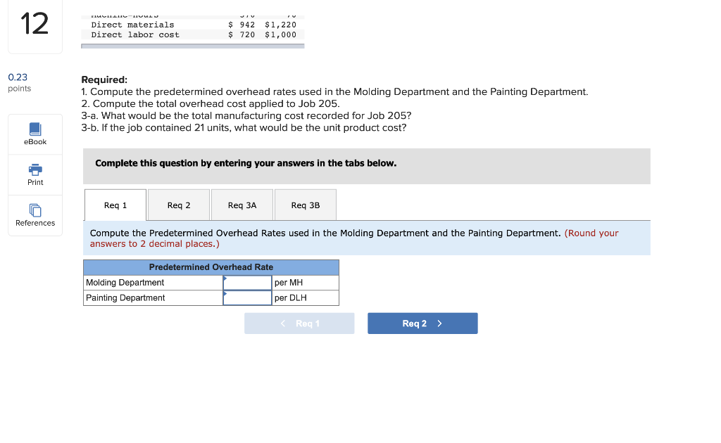 LO2-4] 0.23 points High Desert Potteryworks makes a variety of pottery products