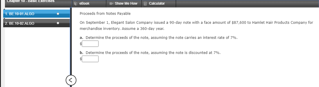 Chapter 10 - Basic Exercises eBook Show Me How Calculator 1.