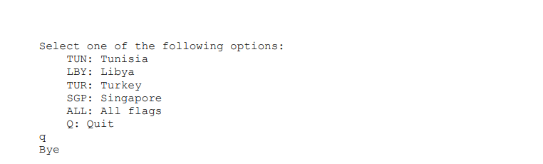 national flags from Europe, Asia and the Pacific and the Americas. These