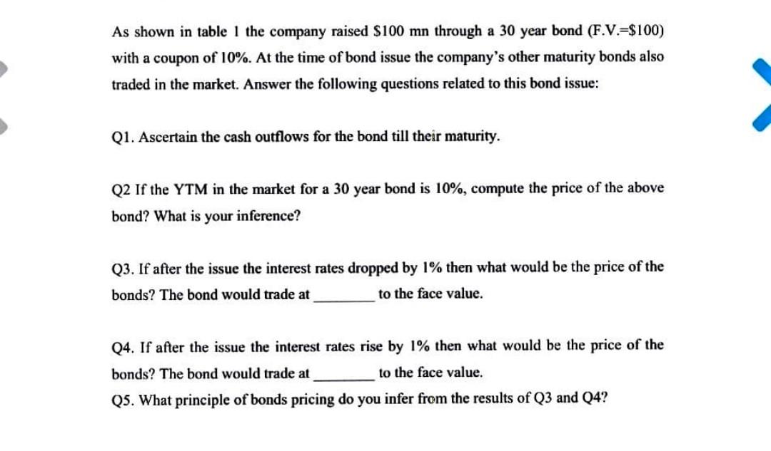  please answer the third question As shown in table 1 the