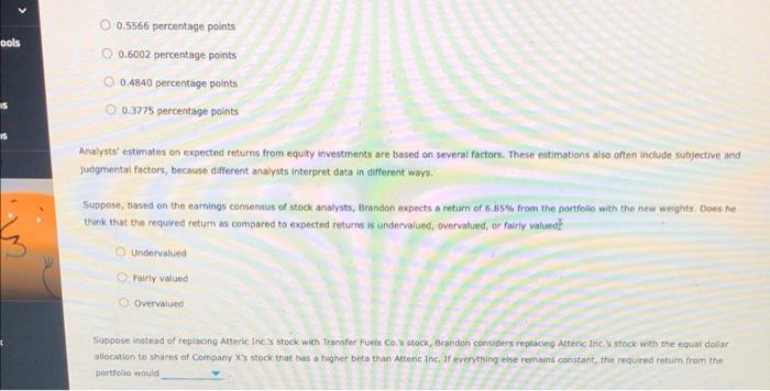 wealth management firm. Orie of his cients holds a $7,500 portfolio that