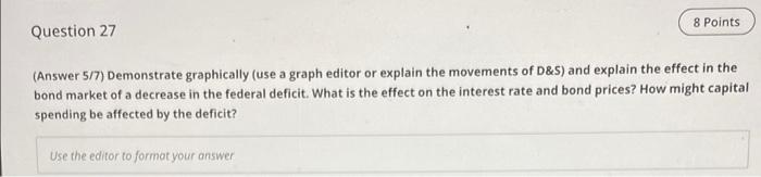 prices and interest rates are negatively related. Use the editor to format