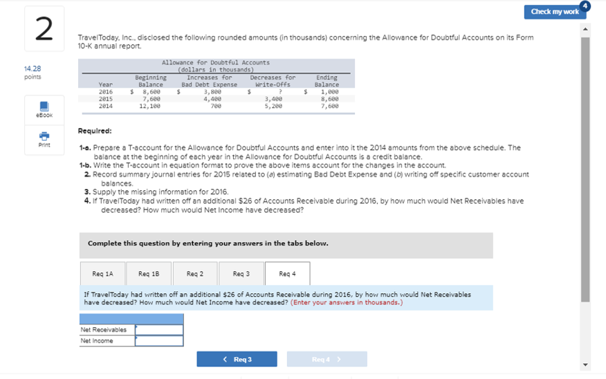 I just need help calculating that last question Check my work 2