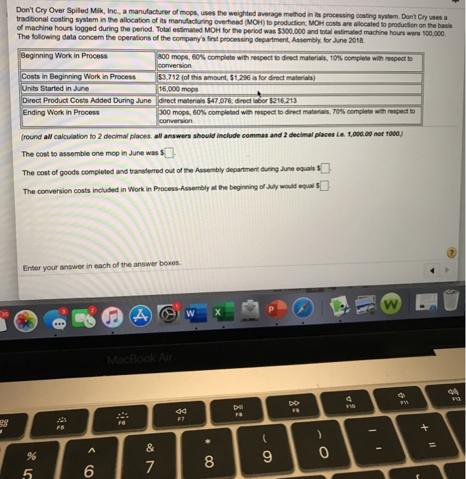 seperate answer below work OLUNO) of machine hours logged during the period.