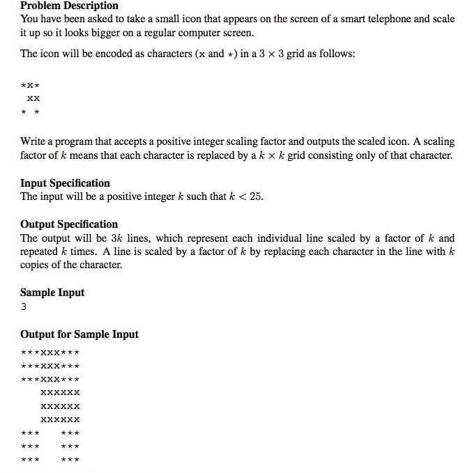 please use python to write Problem Description You have been asked