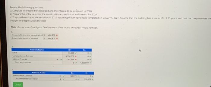 in January 2021. The construction project is for a building intended for