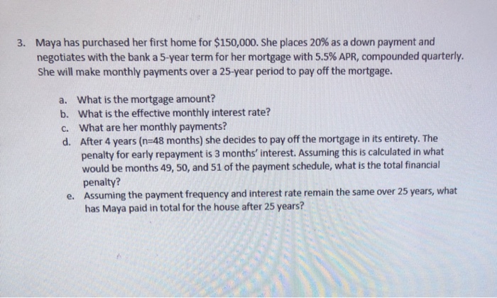  Please do not use excel for this question, Maya has purchased