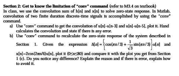 shown in Section 2. Ignore the question part that makes reference to