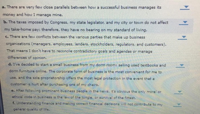  lll a. There are very few close parallels between how a