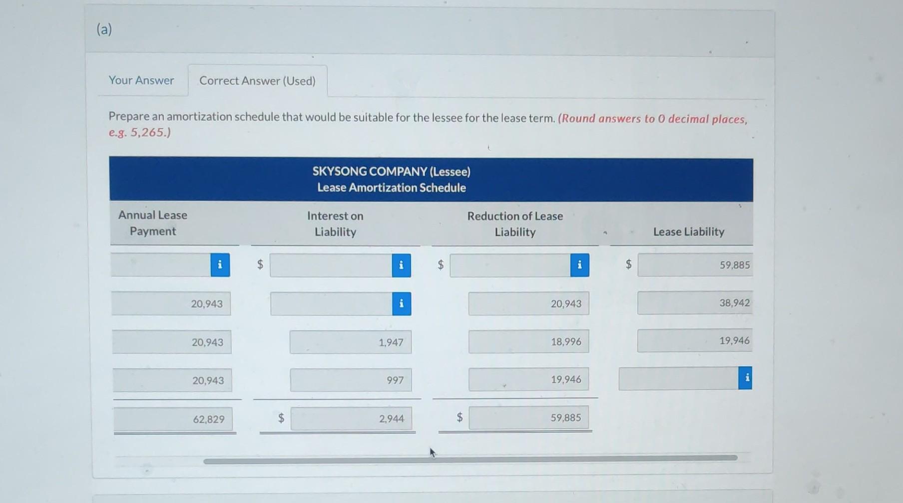 Laura Leasing Company signs an agreement on January 1, 2020, to lease
