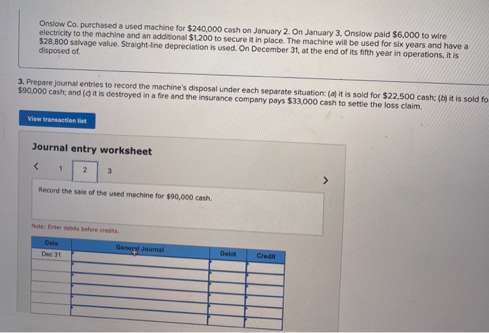 place. The machine will be used for six years and have a