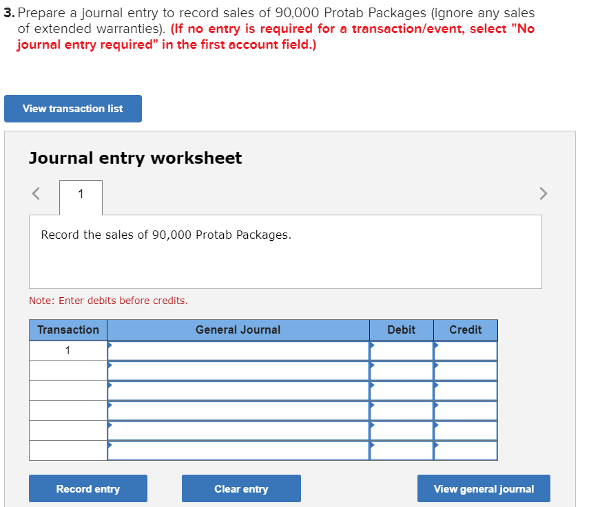 sales price of a Protab Package includes the following: One Protab computer.