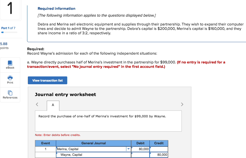 CHAPTER 15, 1 SIDE NOTES: This question has 7 parts, please answer