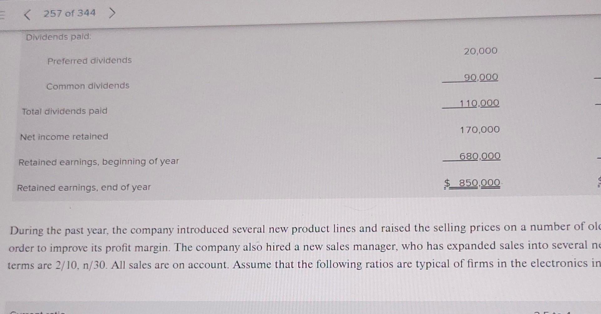 of your clients has asked for a recommendation about the possible purchase