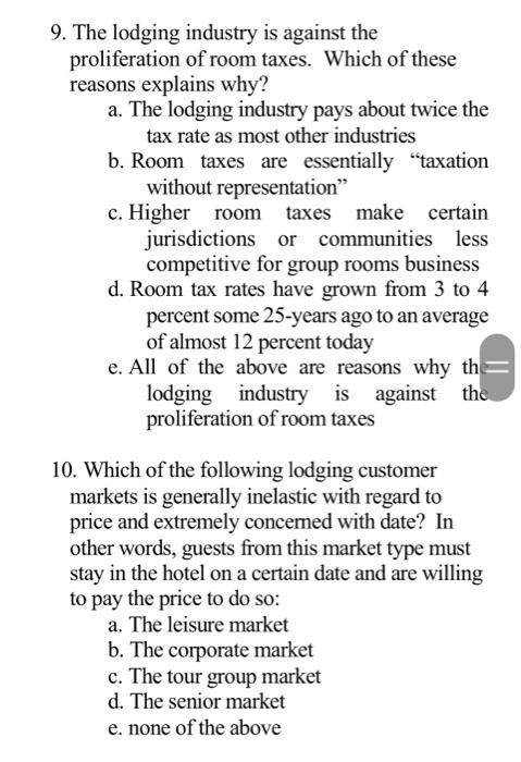 the hotel should charge one dollar in room rate for every $