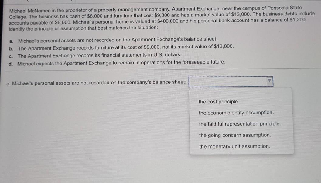 information, identify if the user would use financial accouting (FA) or managerial