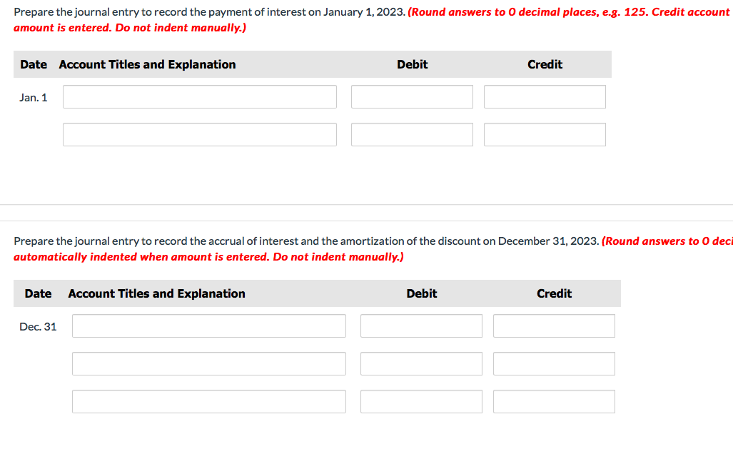 for this bond issue. (Round answers to O decimal places, e.g. 125.)