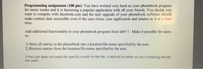  I need help with these additions to the following code. It